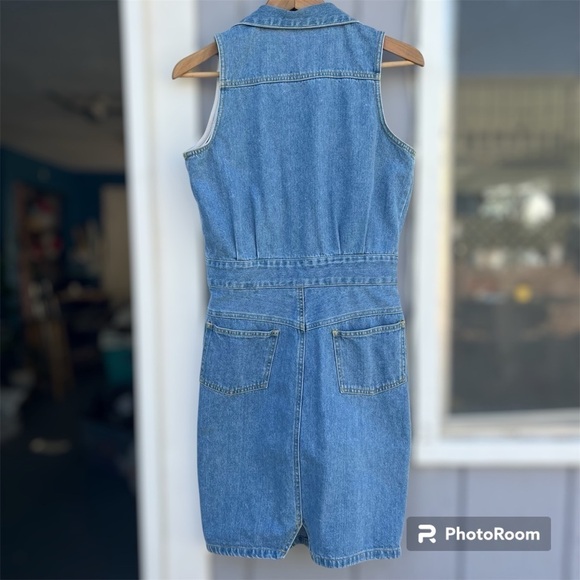 Avon Vintage Denim Light Wash Classic Summer Dress - Picture 4 of 9